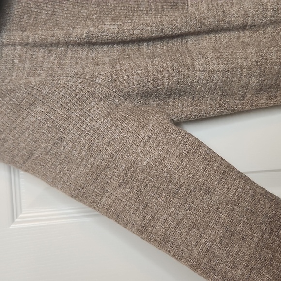 NWT JUSTFAB Women's Taupe/Tan Quarter Zip Sweater Midi Maxi Dress Size S - Picture 7 of 14